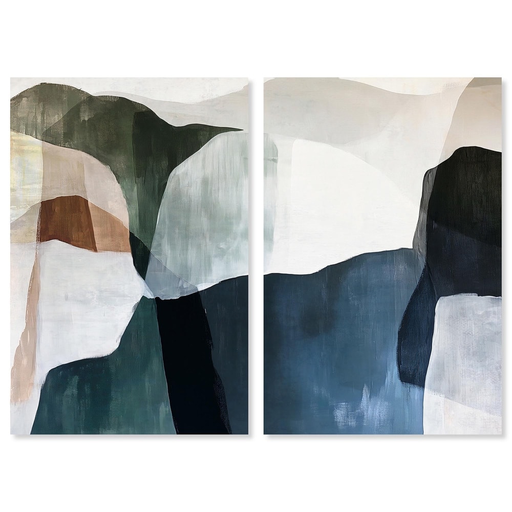 Deliberately Lucky Canvas Set of 2 by Art Remedy, Gallery Wrapped