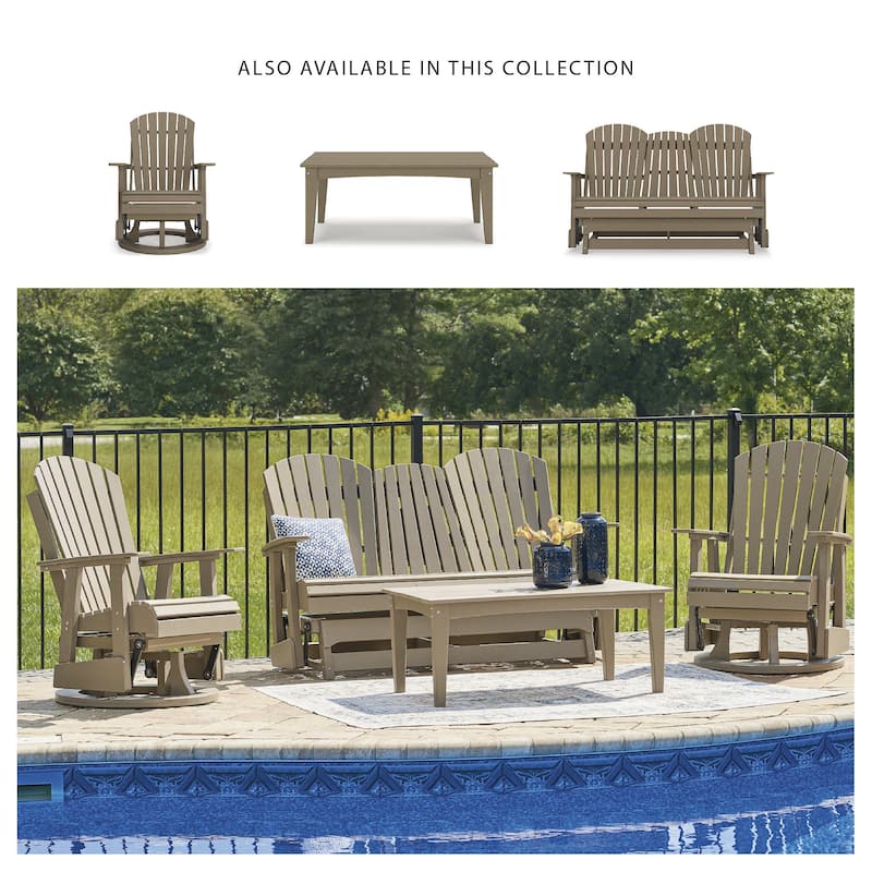 Signature Design by Ashley Hyland wave Outdoor Coffee Table - 44.13" W x 24" D x 18.13" H