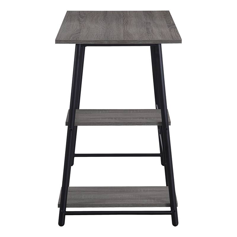 Frame Works 40" Desk with Two Storage Shelves