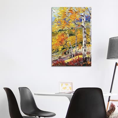iCanvas "Birch And Wine" by Lisa Elley Canvas Print