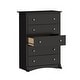 preview thumbnail 12 of 11, Sonoma Transitional Black Laminate 5-drawer Chest