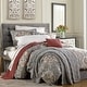 preview thumbnail 2 of 11, HiEnd Accents Carmen Taupe Linen Medallion Vintage Kilim Modern Rustic 3 Piece Duvet Cover Set King
