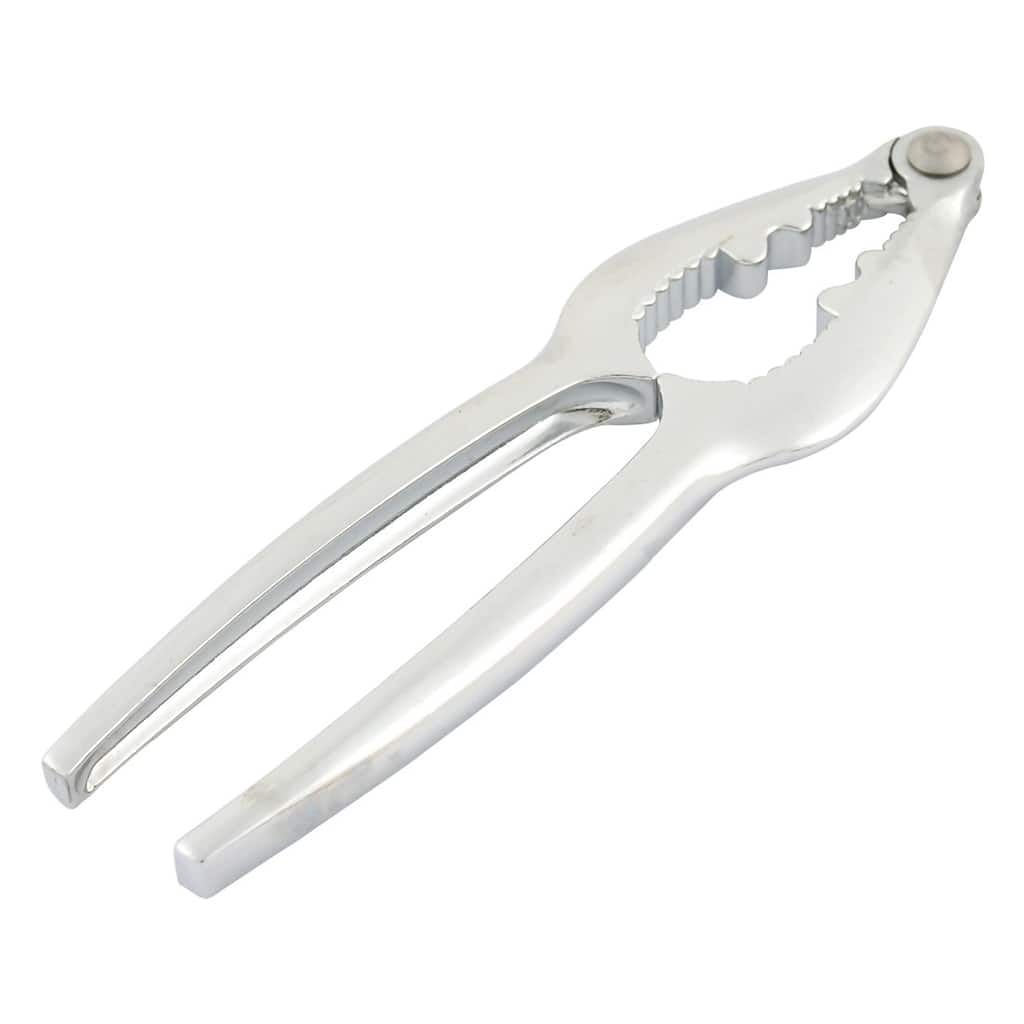 Kitchen Lobster Crab Claw Nut Cracker Walnut Pliers Opener Silver Tone - Silver Tone