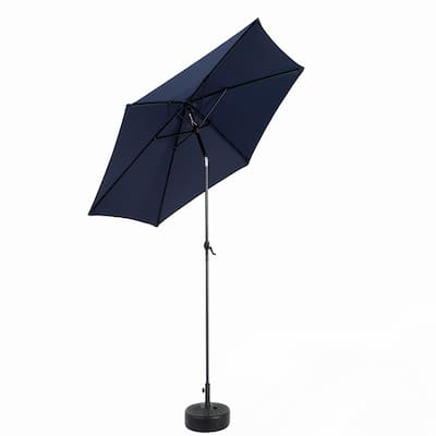 9FT Patio Umbrella with Push Button Tilt and Crank(Base Not Included)