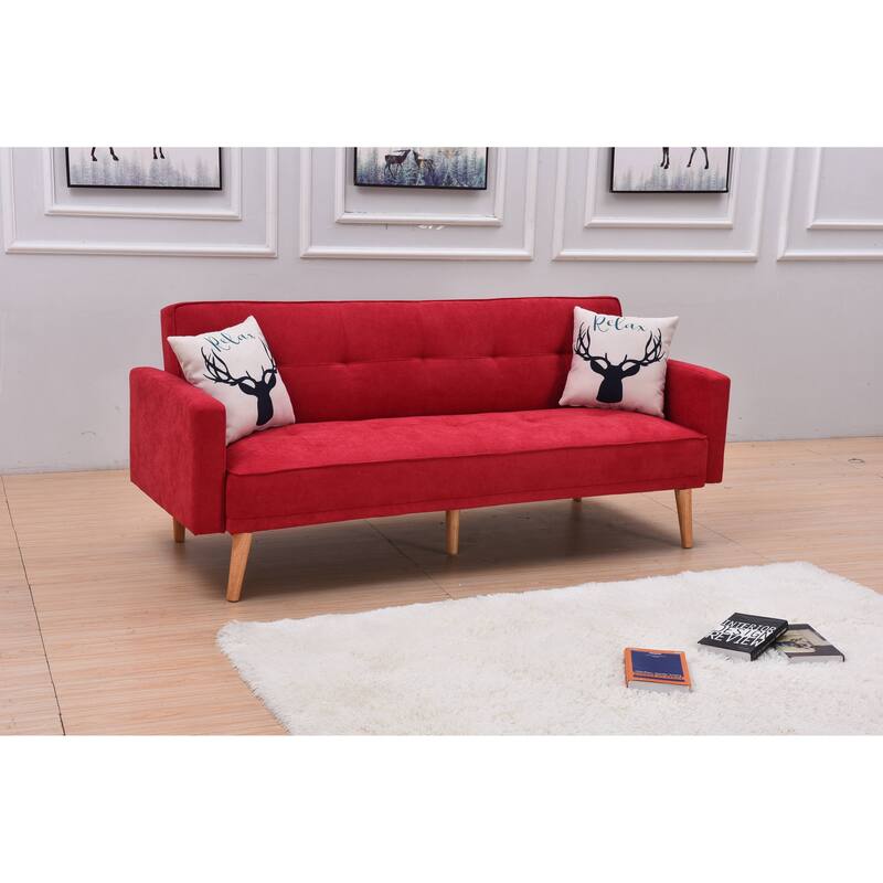 Modern Adjustable 3-position Sleeper Sofa Futon