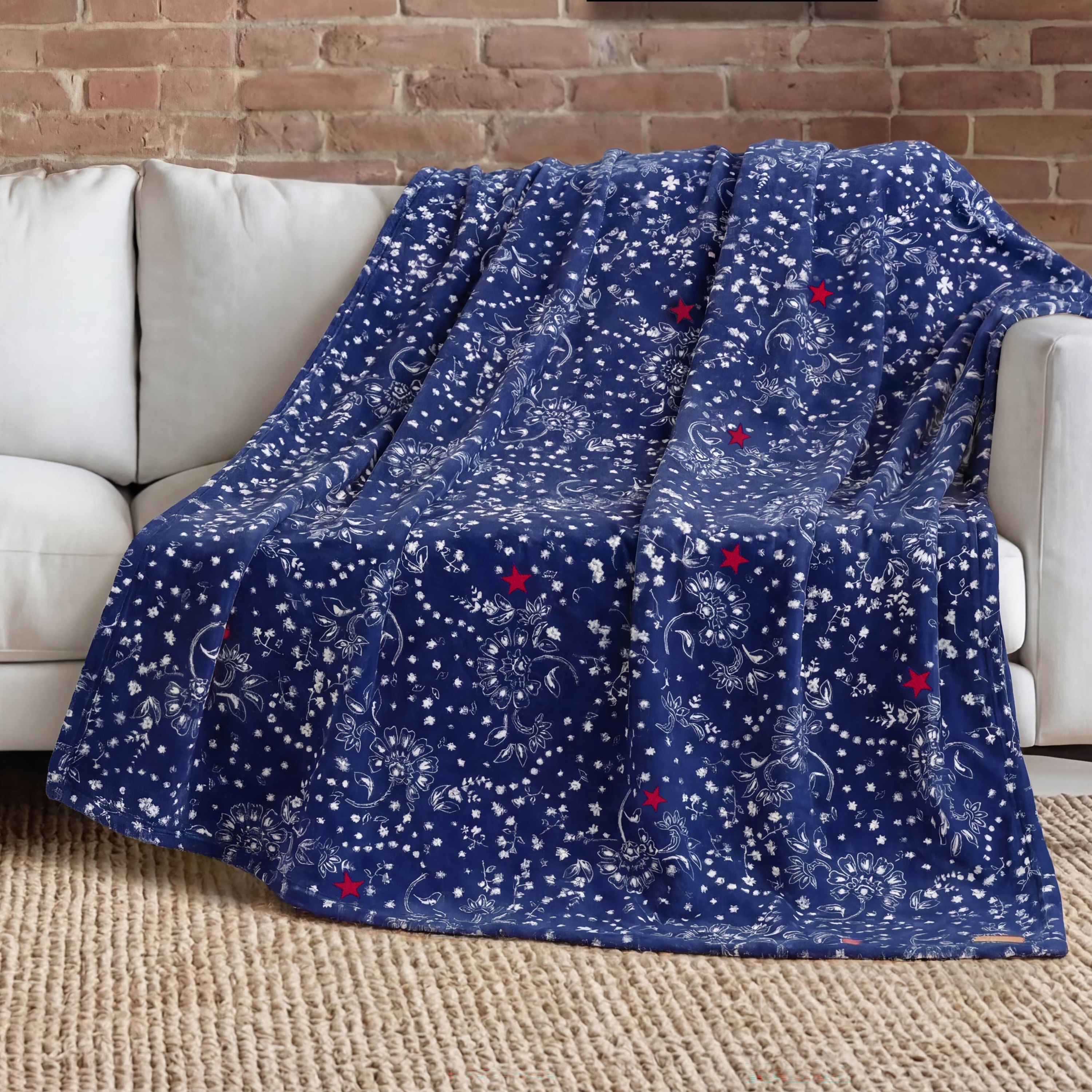 Lucky Brand 50" x 70" Plush Throw Blankets