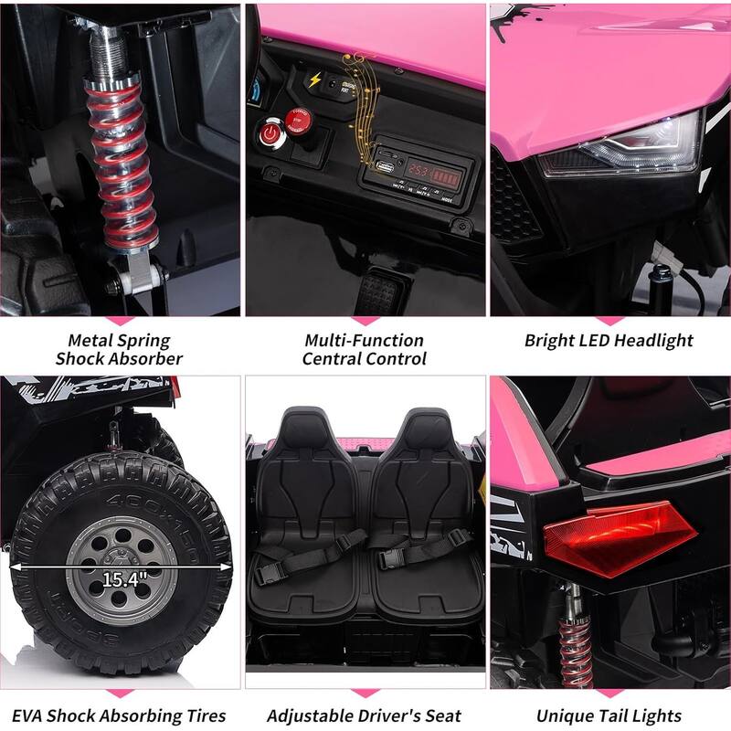 2 Seats Ride On UTV with Remote Control
