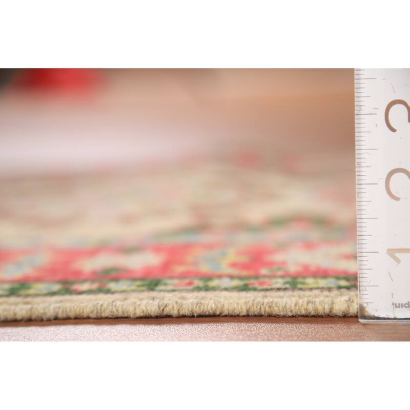 Geometric Kazak Foyer Rug Hand-Knotted Wool Carpet - 2'0" x 3'0"