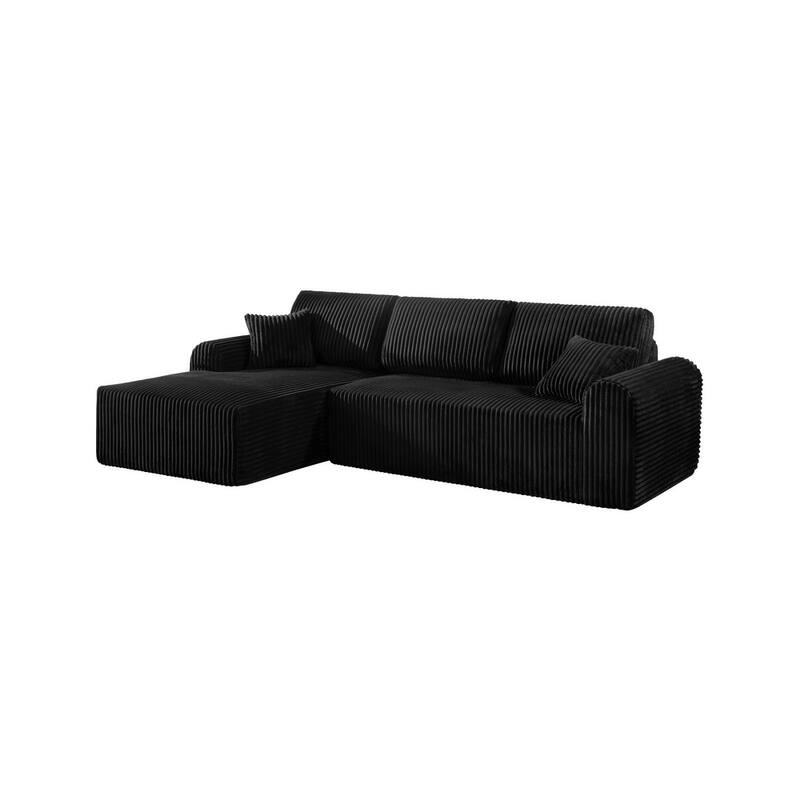 109" Cloud Sectional Sofa with Chaise, No Assembly Required