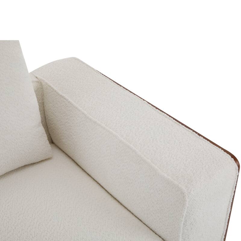 Christopher Knight Home Beige 102" Sectional Modular Sofa with Ottoman