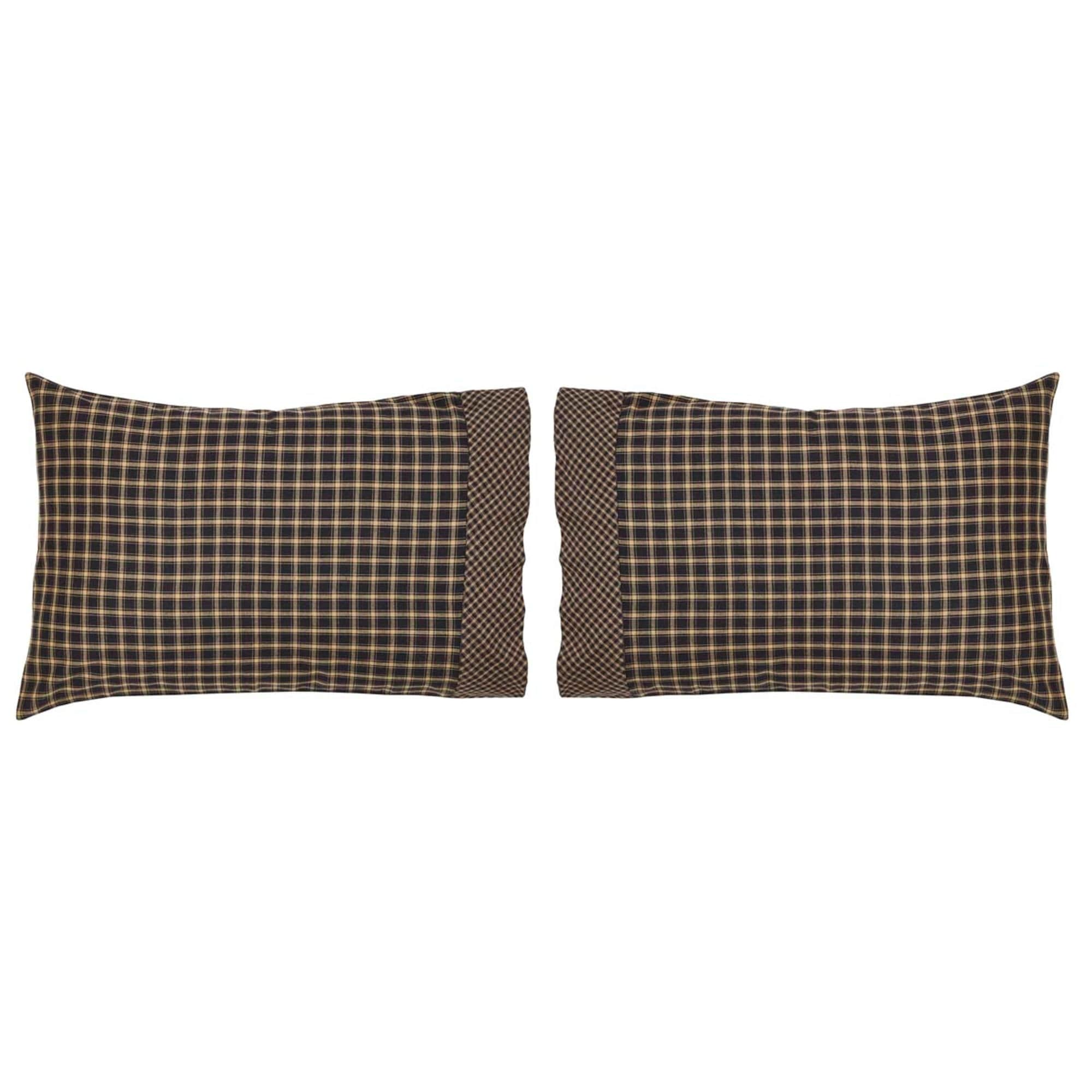 VHC Brands Beckham King Pillow Case Set of 2 21x40