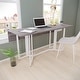 preview thumbnail 2 of 6, SEI Furniture Driness Grey Drop Leaf Table