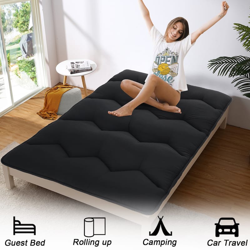 Japanese Futon Floor Mattress, Japanese Style Floor Mattress Sleeping Mattress Pad Tatami Mat