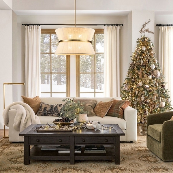 Pottery barn drum chandelier sale