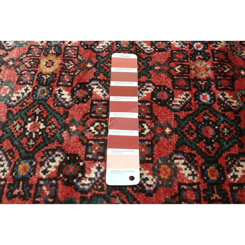 ECARPETGALLERY Hand-knotted Andelz Red Wool Rug - 2'10 x 12'0