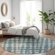 preview thumbnail 109 of 132, Premium Washable Super Soft Modern Connect Mayfield Rug Denim - 8' x 8'