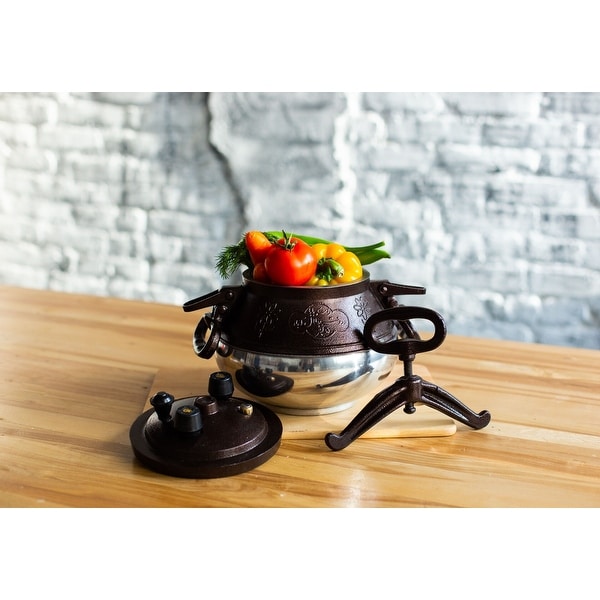 STP Goods Authentic One of A Kind Afghan Kazan Pressure Cooker