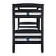 preview thumbnail 10 of 18, Linon Levi Solid Wood Twin over Twin Bunk Bed