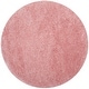 preview thumbnail 34 of 90, SAFAVIEH Polar Shag Bibi Glam Solid 3-inch Extra Thick Rug 5'1" Round - Light Pink - Round