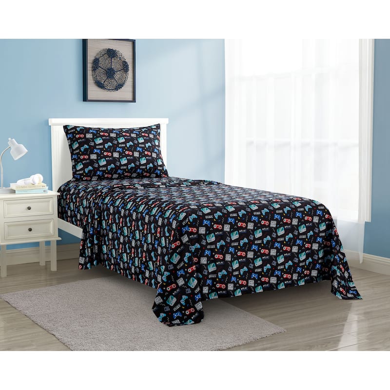 Game On 3-4pc Sheet Set