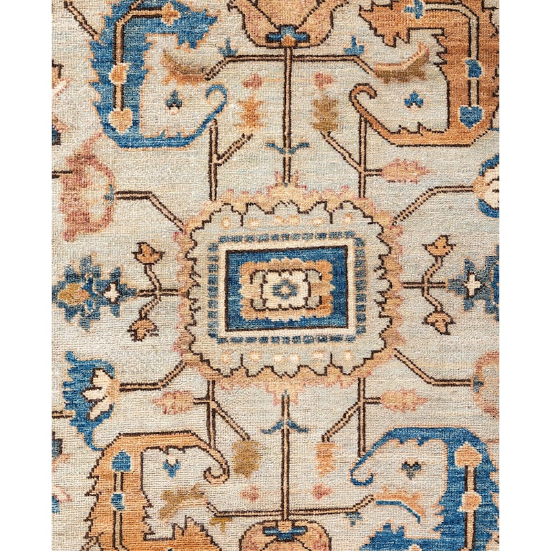 Serapi One-of-a-Kind Hand-Knotted Area Rug - Ivory - 8' 1" x 9' 9"