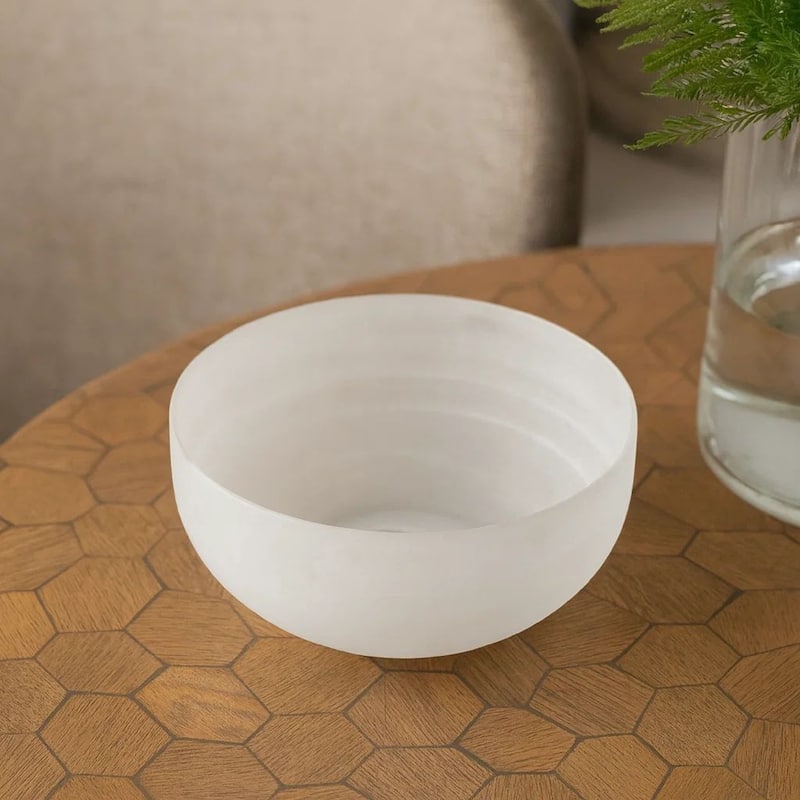 Niza Large Accent Planter Set of 2, White Weather Resistant Ceramic