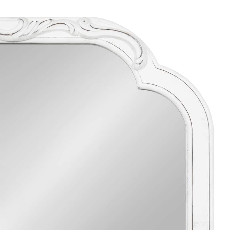 Kate and Laurel Fraimont Scallop Wall Mirror - 24x34