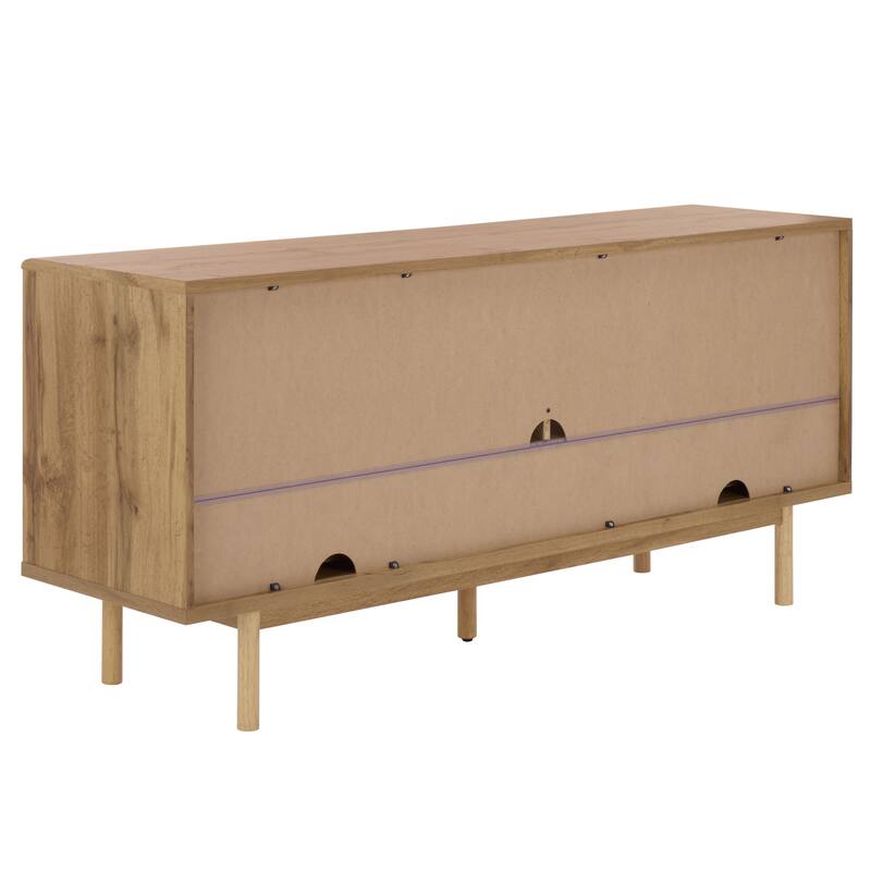 SAFAVIEH Home Adrin 3 Drawer Sideboard - 63"W x 17"D x 29"H