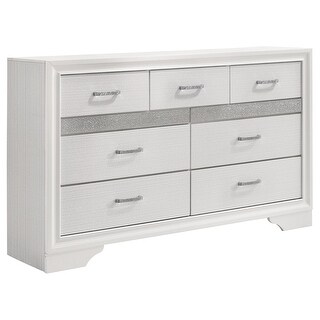 Miranda Contemporary Wood 7-drawer Dresser White