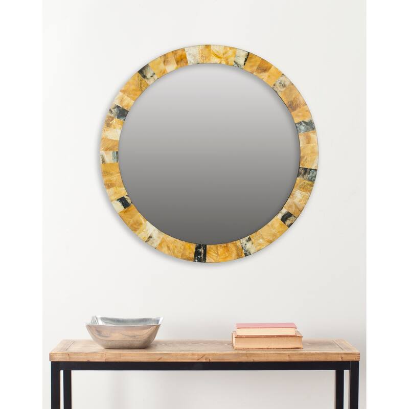 SAFAVIEH Katlyn Artisan Multi 29-inch Decorative Mirror - 29" x 29" x 0.8" - 29Wx29Dx1H