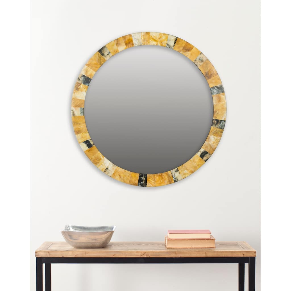 SAFAVIEH Katlyn Artisan Multi 29-inch Decorative Mirror - 29" x 29" x 0.8" - 29Wx29Dx1H