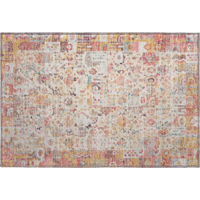 Premium Washable Super Soft Traditional Global Mayfield Rug