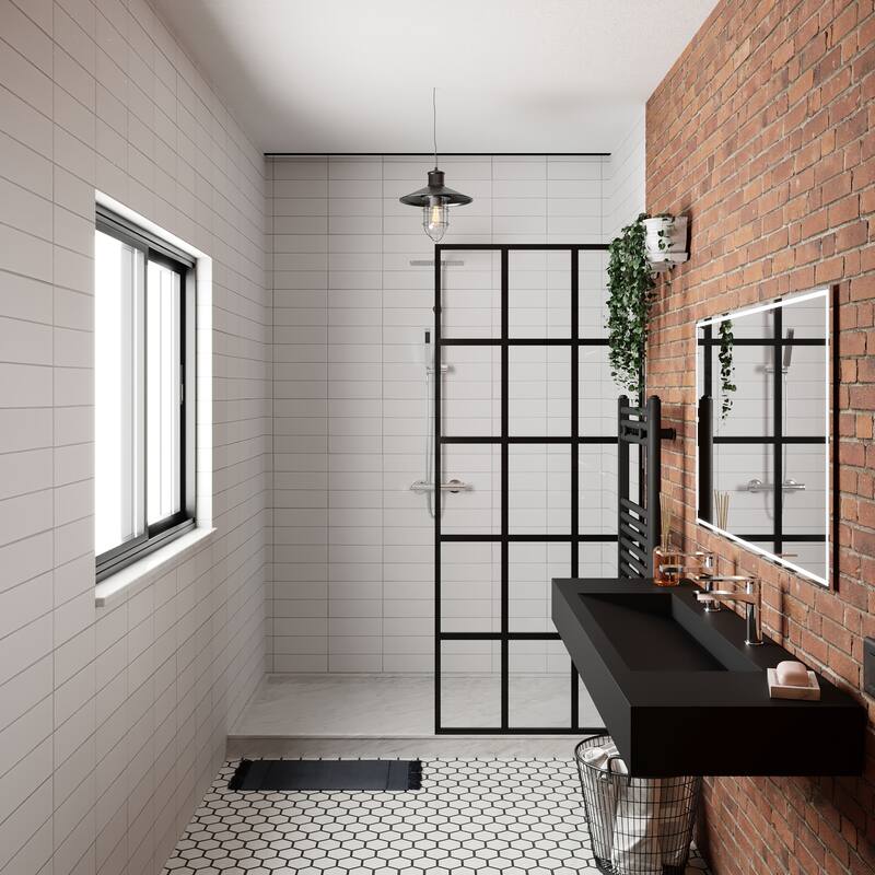 Pyramid Solid Surface Wall-Mounted Bathroom Sink