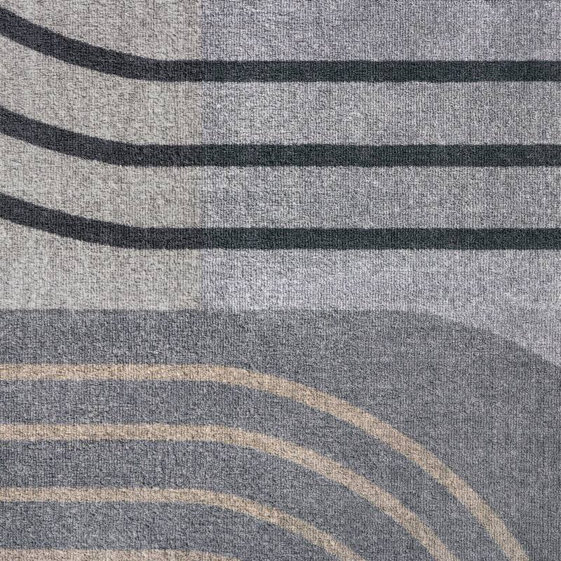 TOWN & COUNTRY EVERYDAY Avani Retro Arch Everwash Washable Non-Slip Backing Area Rug