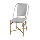 preview thumbnail 21 of 23, Tobias Outdoor Rattan and Metal Bistro Dining Chair