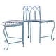 preview thumbnail 12 of 41, SAFAVIEH Abia Victorian Wrought Iron 50-inch Outdoor Tree Bench. - 50 in. W x 24 in. D x 31 in. H