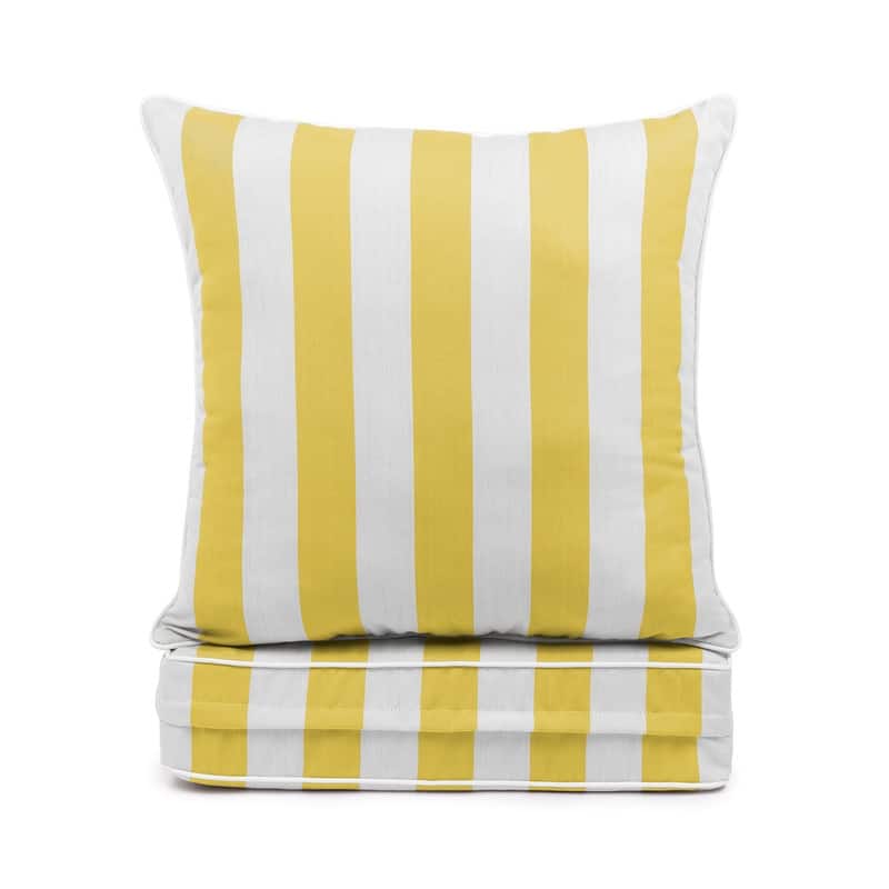 Sherry Kline Indoor/Outdoor Cabana Stripe Deep Seat Cushion (Seat & Back)