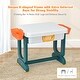 preview thumbnail 4 of 4, 5 in 1 Kids Multi Activity Table and Chair Set Building Block Table