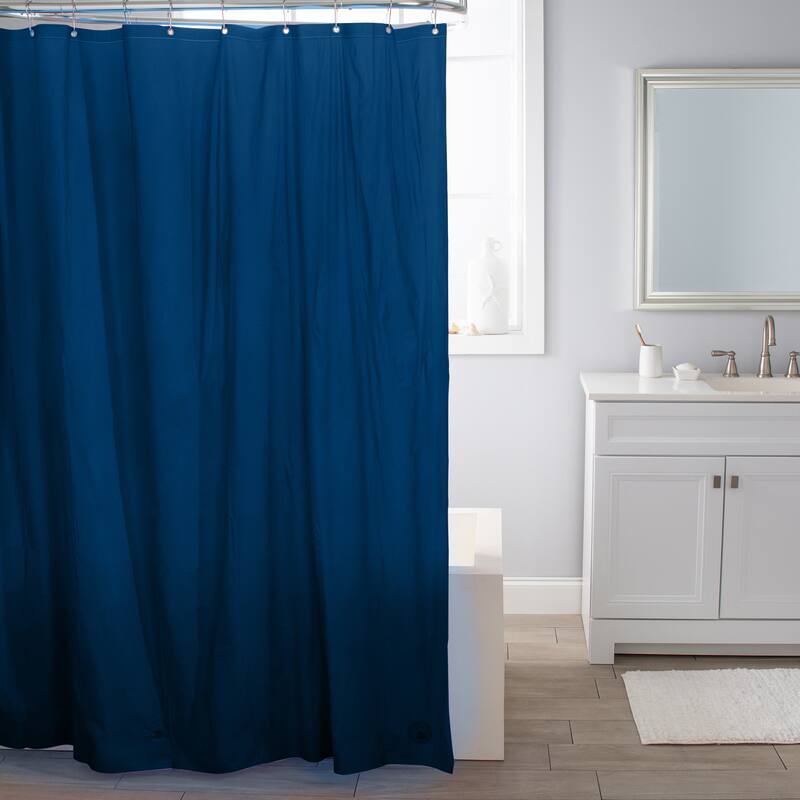 Bath Bliss 2 Pack Heavy Grommet Shower Liner