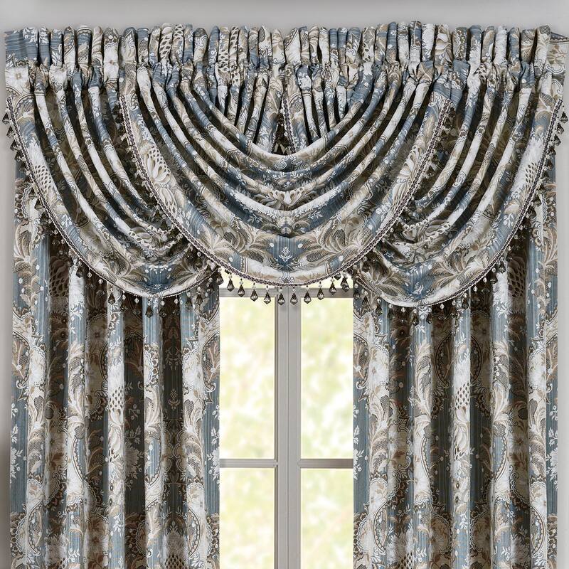 J. Queen New York Crystal Palace Window Waterfall Valance