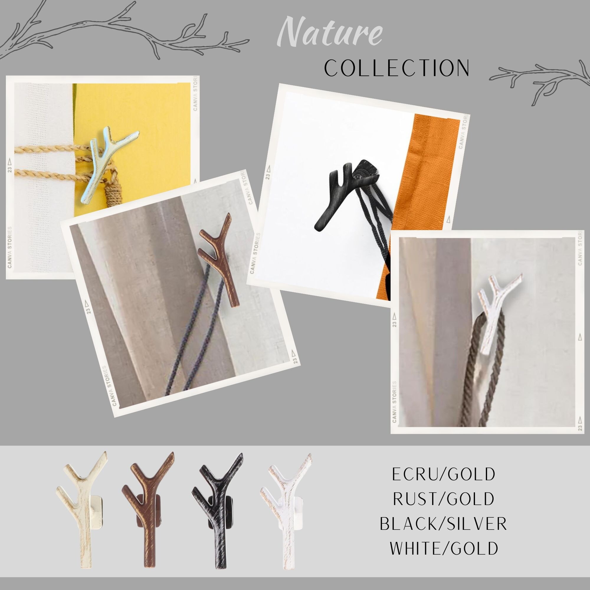 Curtain Holdbacks and Tiebacks Curtain Rods and Hardware Bed Bath