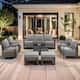 Option Grey Wicker Gray Cushion