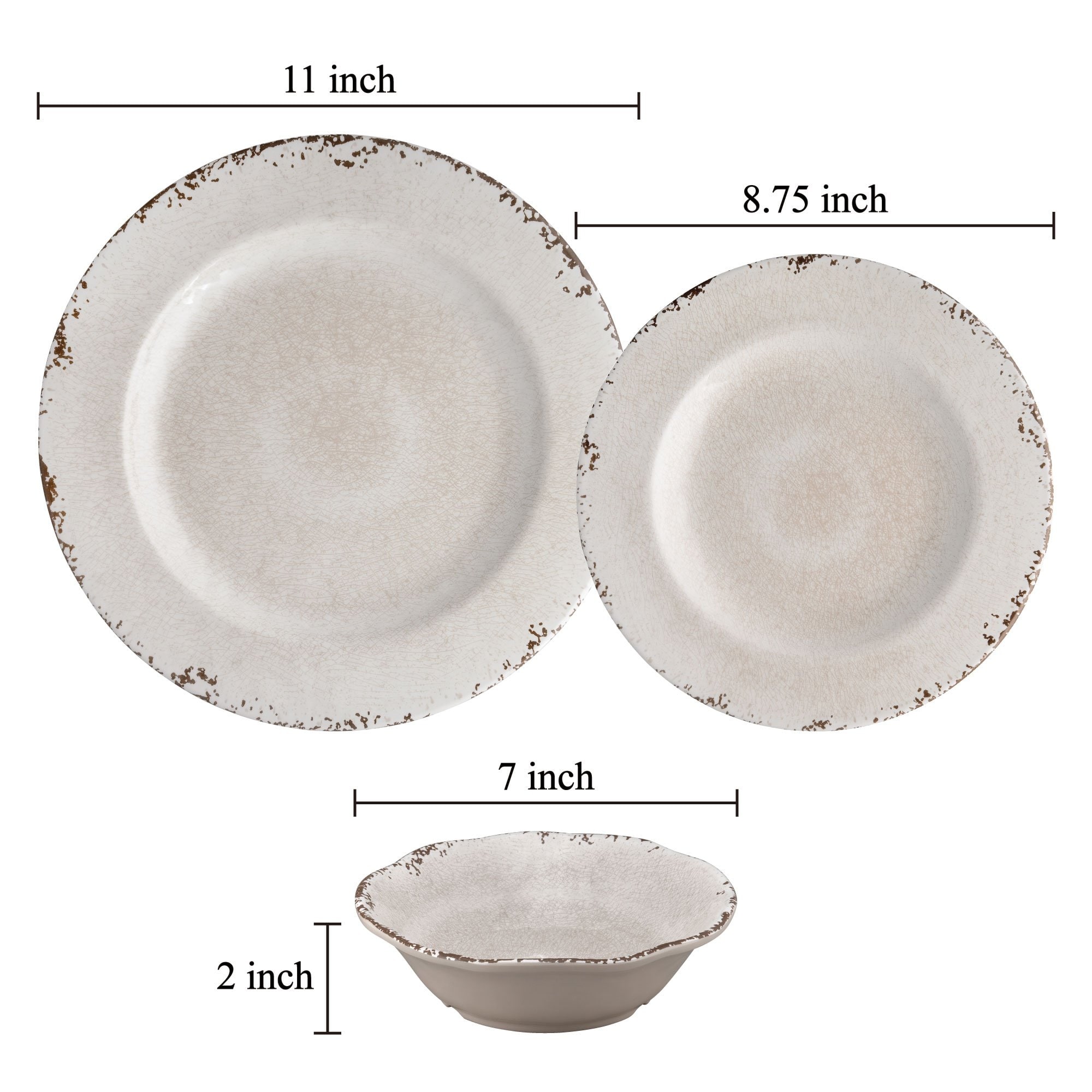 Carmelo melamine dinnerware sale