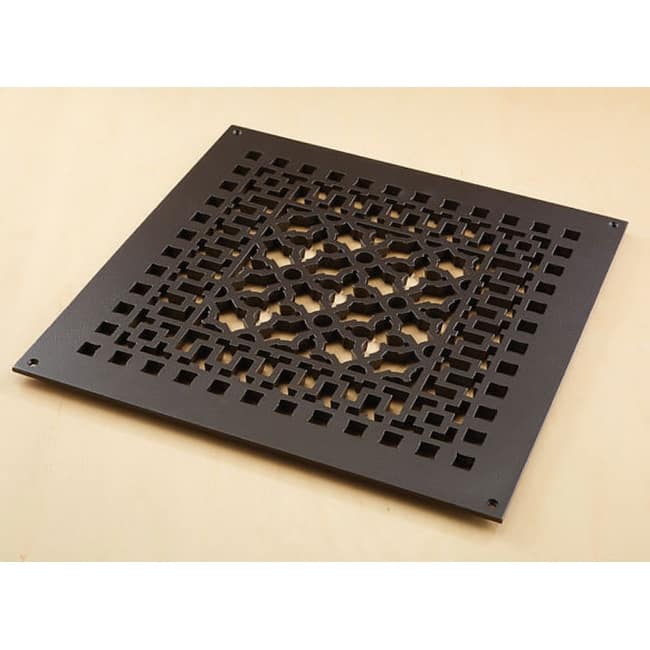 Reggio Registers Scroll Series 14" x 14" Floor Grille without Mounting