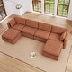 preview thumbnail 13 of 179, Mia Oversized Modular Sectional Fabric Sofa