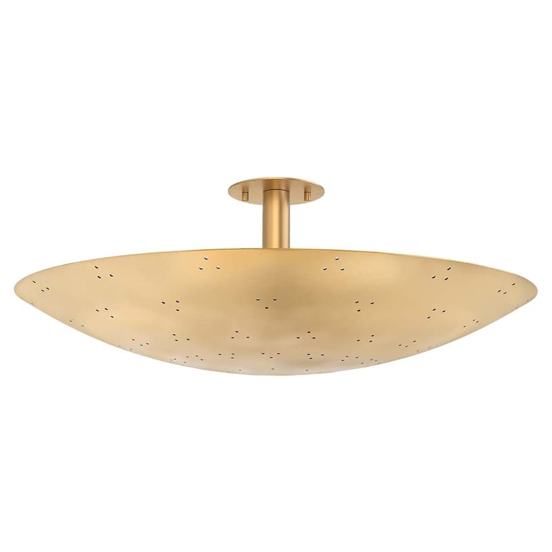 Hudson Valley Lighting 8728 Bern 3 Light 28" Wide Semi-Flush Bowl