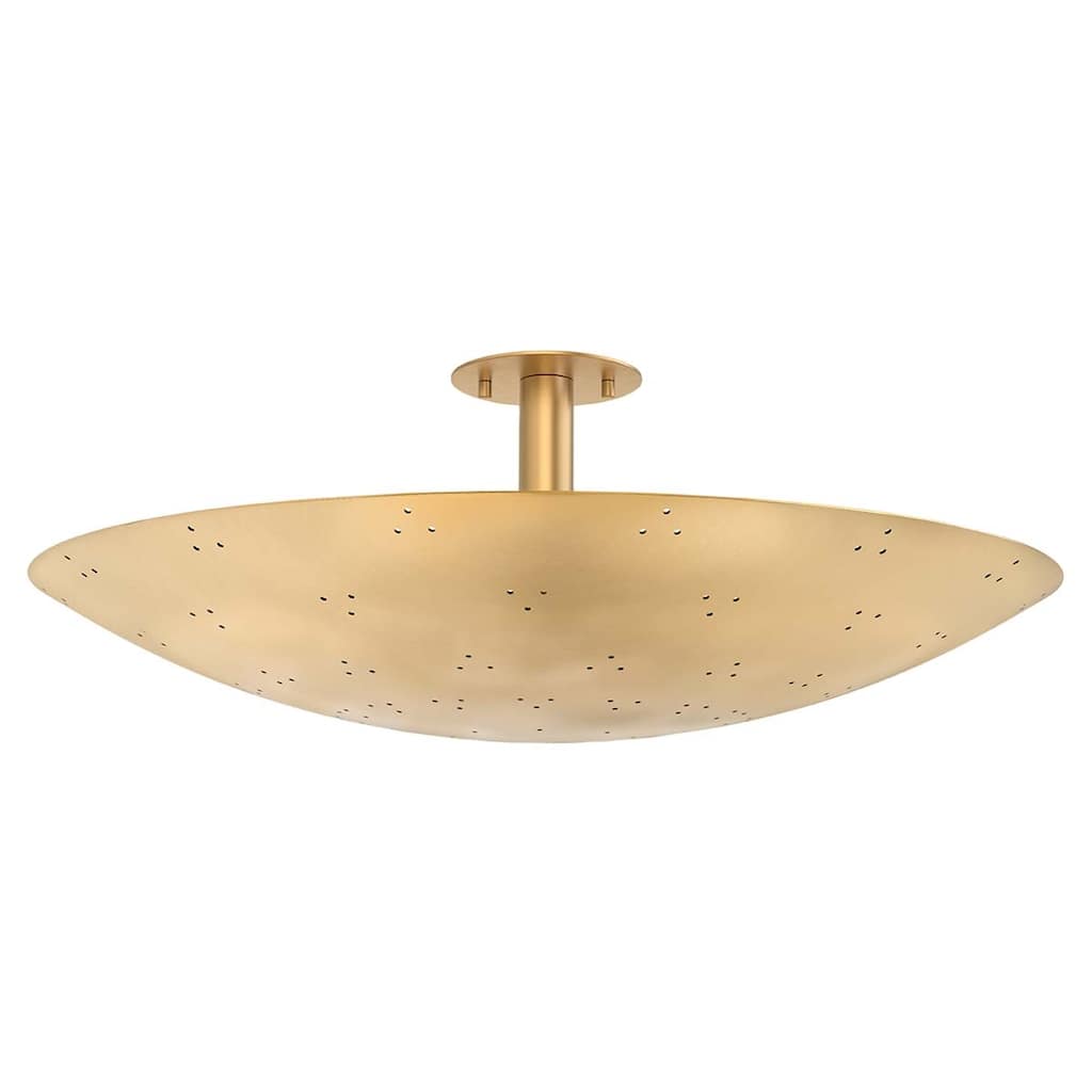 Hudson Valley Lighting 8728 Bern 3 Light 28" Wide Semi-Flush Bowl