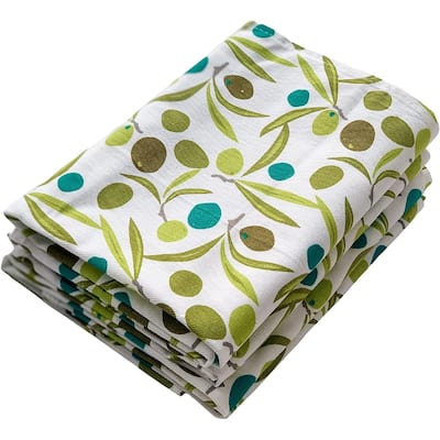 100% Cotton Hand Towel- Kitchen Dish Towel- Tea Towel - Flour Sack Towel