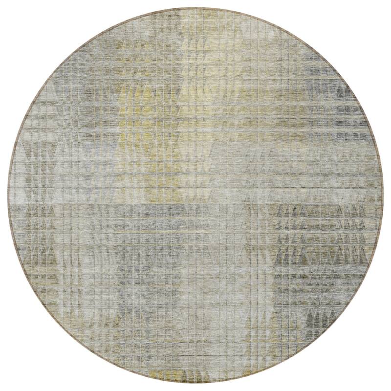 HomeRoots Abstract Transitional Rectangle Outdoor Rug