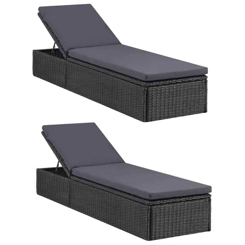 vidaXL Patio Dining Set 9 Piece Garden Outdoor Seat Furniture Multi Colors - 78.7" x 35.4" x 29.1"